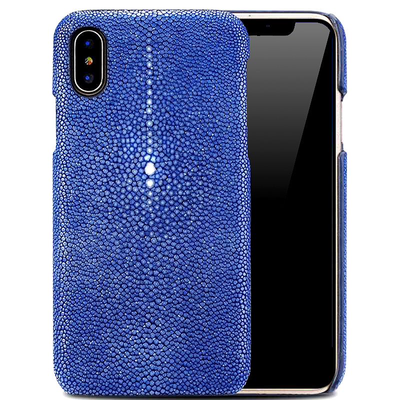 Sapphire Blue Stingray iPhone X Case