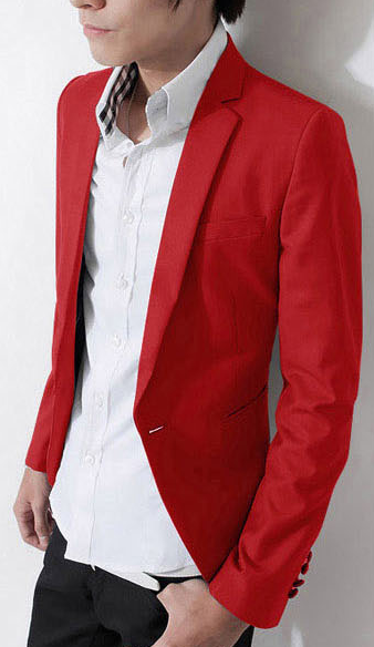 2023 Stylish Mens Red Blazer | PILAEO